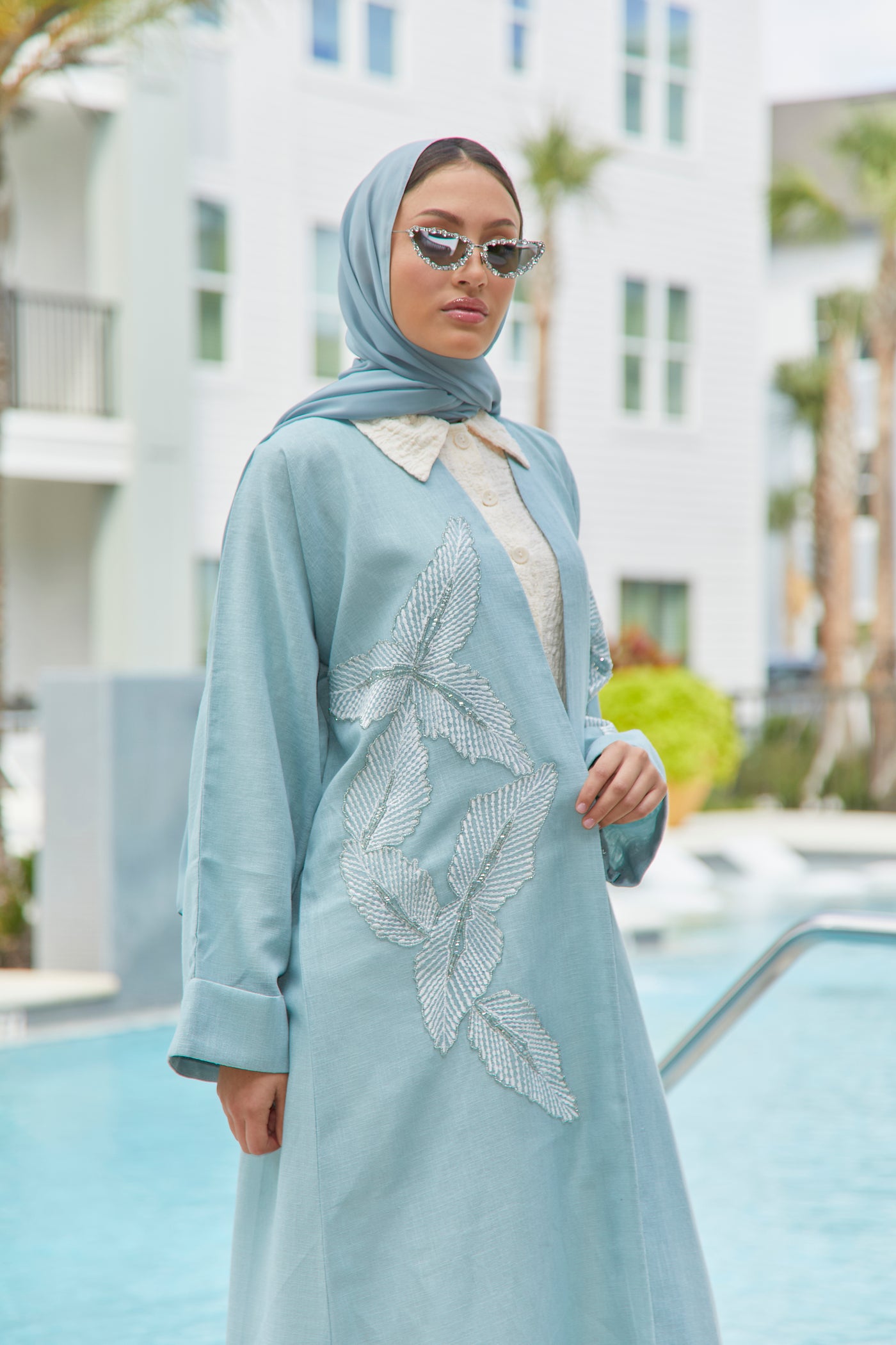 Hawa Abaya | Aqua