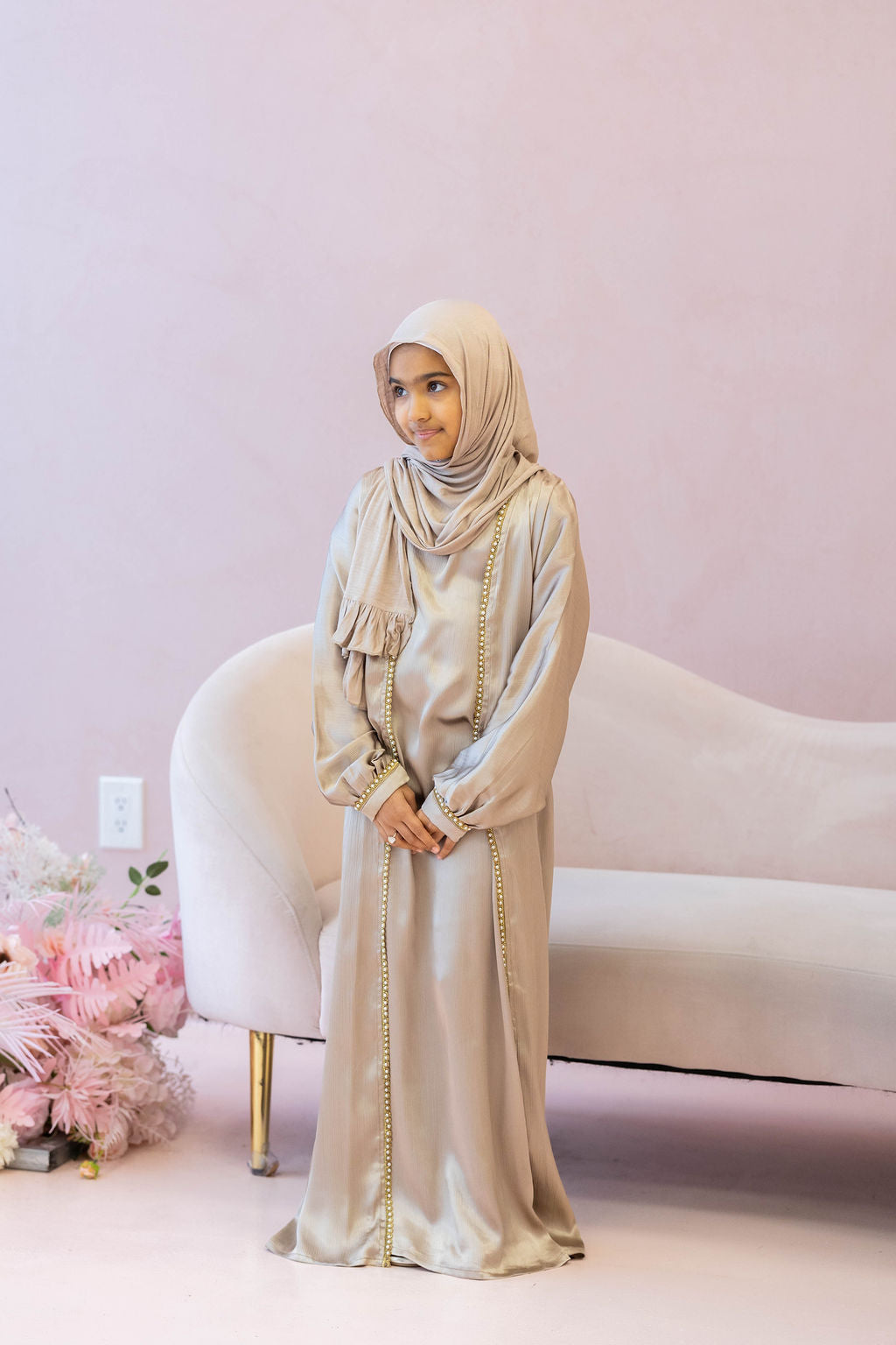 Mini Abaya - Adara | Taupe