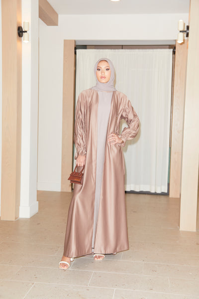 Malika Abaya | Taupe