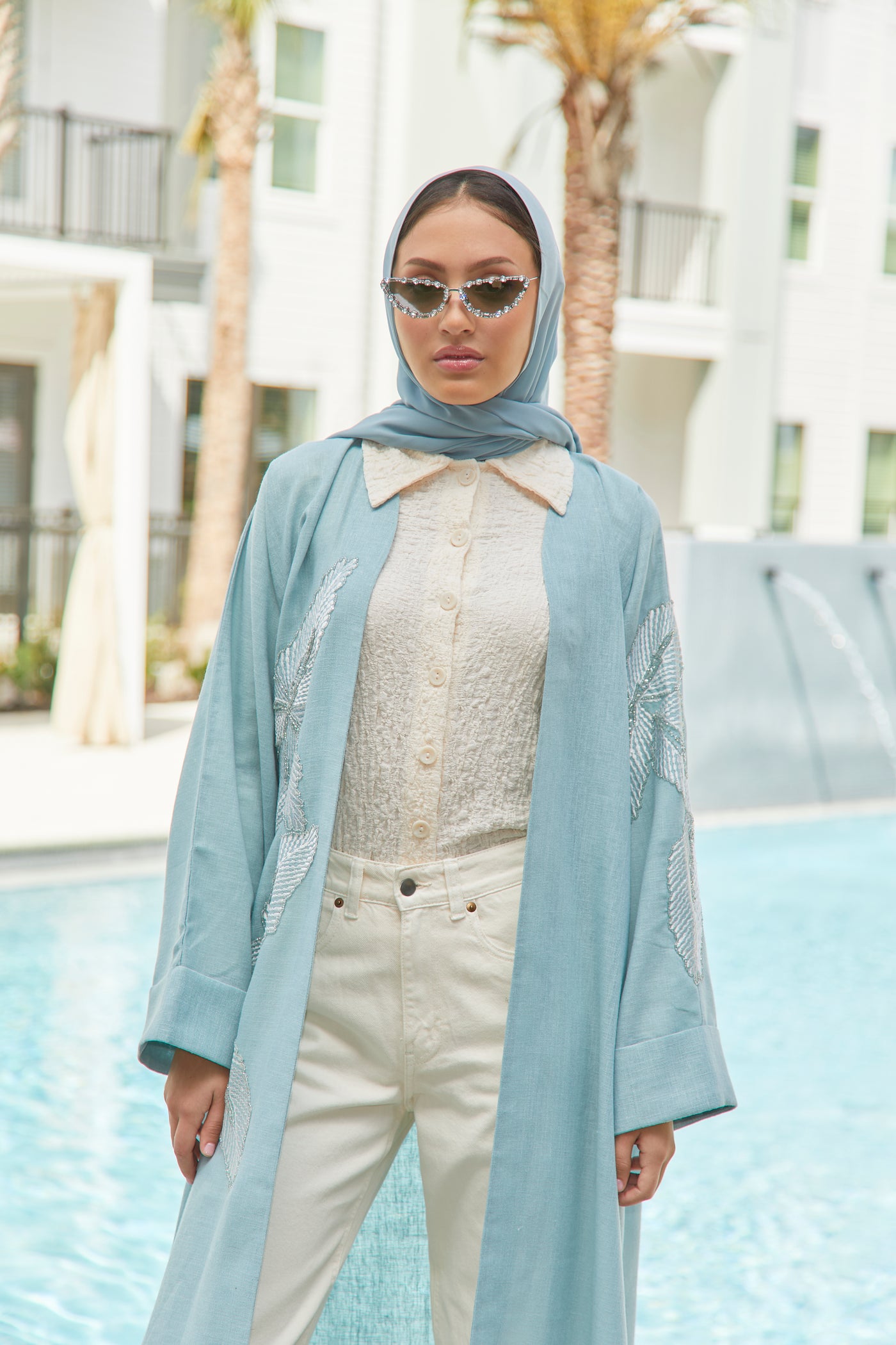 Hawa Abaya | Aqua