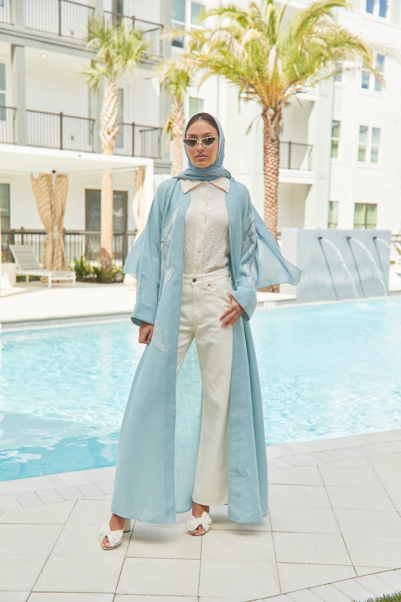 Hawa Abaya | Aqua