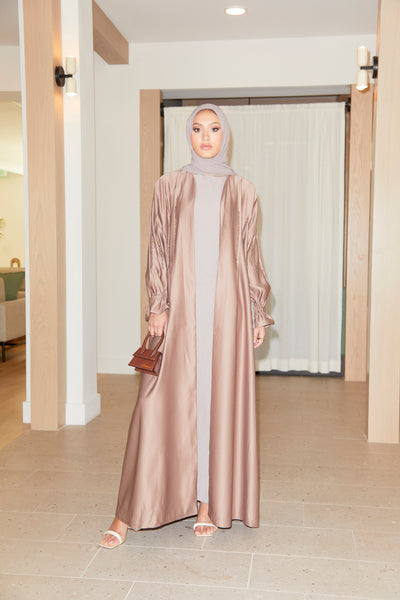 Malika Abaya | Taupe